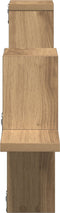 vidaXL - Wandplank - Artisan - Eiken - 104,5x10x43 - cm - Hout - samengesteld