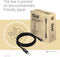 Club 3D CAC-1578 - USB4 Gen3x2 Type-C Kabel - 8K60Hz 40Gbps PD 240W - Zwart