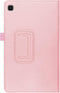 Lunso - Stand flip sleepcover hoes - Geschikt voor Samsung Galaxy Tab A7 Lite - Lichtroze