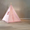 Sunny Alba Tipi Tent Pastel Roze - Wigwam Speeltent met ramen - 120x120x160cm - met Kussen kleed