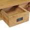 vidaXL - Wandtafel - massief - teakhout - 90x30x80 - cm