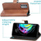 iMoshion Hoesje Geschikt voor Motorola Edge 20 Hoesje Met Pasjeshouder - iMoshion Luxe Bookcase - Bruin