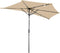 Angel Living Balkonparasol - Halfrond - 265 x 132 cm - UV-bestendig - Beige