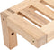 vidaXL - Wandrek - 62x10x12,5 - cm - Massief - Hout - Notenhout