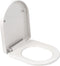 Plieger Milano/Plus-Compact - D-Vorm Toiletzitting - Softclose - Duroplast - Wit