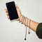 iMoshion Hoesje Geschikt voor iPhone SE (2022) / SE (2020) / 8 / 7 Hoesje Met Koord - iMoshion Backcover met koord - Transparant
