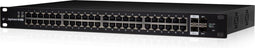 Ubiquiti EdgeSwitch ES-48-500W - Managed L2/L3 PoE Switch - 48 Gigabit poorten - 500W max vermogen
