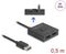 Delock - DisplayPort Switch 2 naar 1 - bidirectioneel - 8K