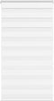 vidaXL - Zebra - Blind - 80x100 - cm - stofbreedte - 75,9 - cm - polyester - wit