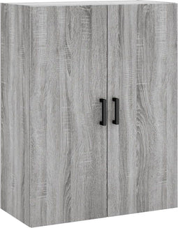 vidaXL - Hangkast - 69,5x34x90 - cm - grijs - sonoma - eikenkleurig