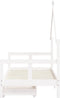 vidaXL - Kinderbedframe - met - lades - 80x160 - cm - massief - grenenhout - wit