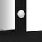 vidaXL - Kaptafel - met - LED-lichten - - - Zwart - Eiken - - - 102x33x135 - cm