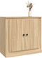 vidaXL - Dressoir - 70x35,5x67,5 - cm - bewerkt - hout - sonoma - eikenkleurig