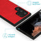 iMoshion Hoesje Geschikt voor Samsung Galaxy S23 Ultra Hoesje Met Pasjeshouder - iMoshion Uitneembare 2-in-1 Luxe Bookcase - Rood