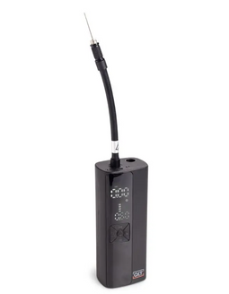 QLT Draadloze Luchtcompressor – USB Oplaadbaar – LCD Display met LED-Verlichting – Zwart – 5,5 x 4,5