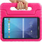 Tablet Hoes Kinderen Geschikt voor Samsung Galaxy Tab E 9.6 - Kidsproof Backcover met handvat - Roze
