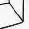 Mica Decorations Porte - Bloempot op standaard - L20 x B20 x H50 cm - Metaal - Zwart