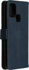 iMoshion Hoesje Geschikt voor Samsung Galaxy A21s Hoesje Met Pasjeshouder - iMoshion Luxe Bookcase - Donkerblauw