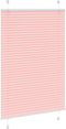 vidaXL - Plissé - rolgordijn - 85x150 - cm - stofbreedte - 84,4 - cm - polyester - roze