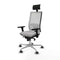 Bureaustoel Piqueras y Crespo 3D086G1 Lichtgrijs