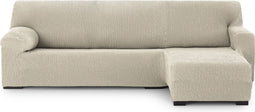 Hoes voor chaise longue met korte armleuning rechts Eysa THOR Wit 110 x 110 x 310 cm