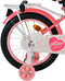 Volare Ashley - Kinderfiets - 16 inch - Handrem en zijwieltjes - Donkerroze