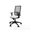 Piqueras y Crespo 1D066N0 - Bureaustoel - Verstelbare hoogte met armleuning - Wit