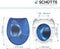 SCHÜTTE WC-Bril 82371 SHARK - Duroplast - Soft Close - Afklikbaar - Blauw - Belastbaar tot 175 kg
