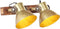 vidaXL Wandlamp industrieel E27 45x25 cm messingkleurig