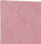 vidaXL - Hoofdbord - met - Diamant - Blokken - Design - in - Roze - 140 - cm - van - Velvet