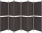 vidaXL - Kamerscherm - met - 6 - panelen - 300x180 - cm - stof - bruin
