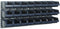 Raaco Wandpaneel - 2 wandpanelen met 32 magazijnbakken 184 x 104 x 440 mm - Donkerblauw (2 stuks)