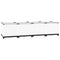 vidaXL - Plantenbak - verhoogd - 160x40x38 cm - polypropeen - wit