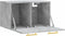 vidaXL - Wandkast - 60x36,5x35 - cm - bewerkt - hout - betongrijs