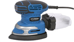 HYUNDAI multischuurmachine - 220 W - palmschuurmachine delta - met stofopvangbox en 6 stuks schuurpapier