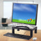 BRASQ MS100 - Monitorstandaard - In hoogte verstelbaar 6,2-11,2 cm - Zwart