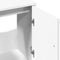 vidaXL - Wastafelkast - 63x29x55 - cm - bewerkt - hout - wit