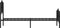 vidaXL - Bedframe - met - hoofd- - en - voeteneinde metaal - zwart - 100x190 - cm
