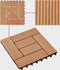 vidaXL - Terrastegels - 30x30 - cm - 1 - m² - HKC - teakkleur - 11 - st