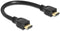 Delock 83352 - HDMI Kabel - Male/male - 25cm - Zwart