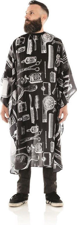Hairdressing Cape The Barber Custom Xanitalia 8019622291378 (40x160 cm)