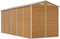 vidaXL - Tuinschuur - 191x470x198 - cm - gegalvaniseerd - staal - lichtbruin