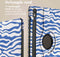 imoshion Tablet Hoes - Geschikt voor Samsung Galaxy Tab S9 11.0 inch - 360° Draaibare Design Bookcase 2.0 - White Blue Stripes