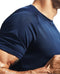 Under Armour UA Tech 2.0 SS Tee-BLU - Heren Sportshirt - Korte Mouw - Blauw