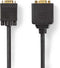Nedis VGA-Kabel - VGA Male - 2x VGA Female - Verguld - Maximale resolutie: 1280x768 - 0.20 m - Rond - ABS - Zwart - Doos