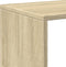 vidaXL - Kamerscherm - / - boekenkast - 131,5x29x131,5 - cm - hout - sonoma - eiken