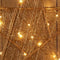LED Kerstverlichting Ster gouddraad 35 lampjes wit