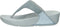 FitFlop Lulu Shimmer Lux - Dames teenslipper - Comfortabel met EVA-voetbed - Licht blauw