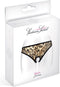 Fashion Secret Ophelia - Erotische Slip met Open Kruis - Luipaardprint - One Size