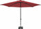 Stokparasol elba push-up 300 cm polyester brick red grade 6 zonwering